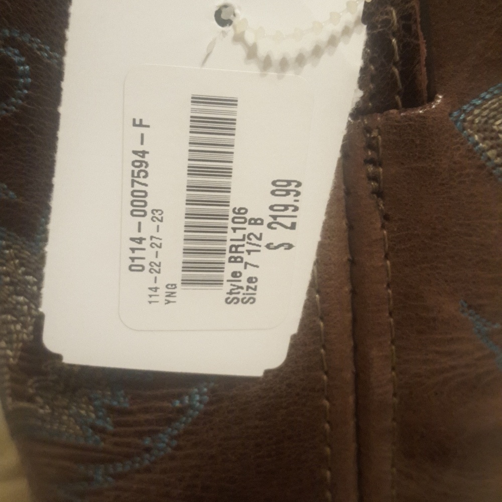 Justin boots 7.5 b - Picture 5 of 6